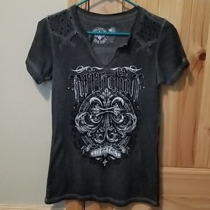 Affliction tshirts Small
